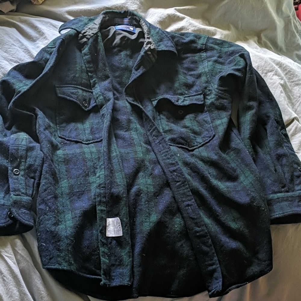 PENDLETON 100% virgin wool shirt